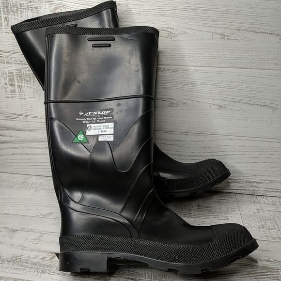 Dunlop Purofort Multi Grip Boots Steel Toe & Sole - Picture 1 of 7